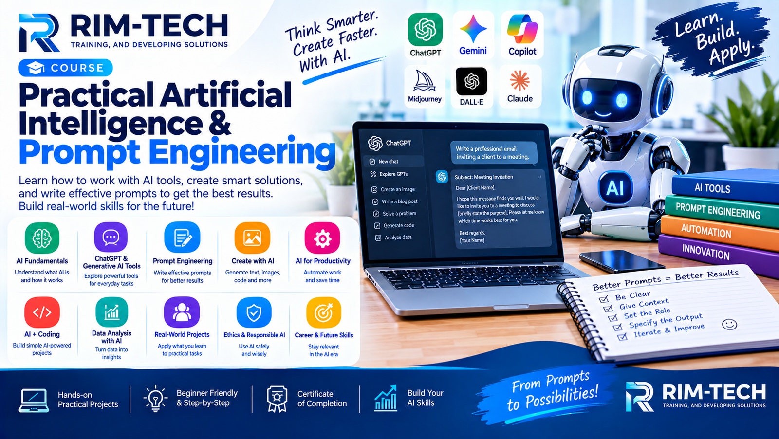 Practical Artificial Intelligence & Prompt Engineering